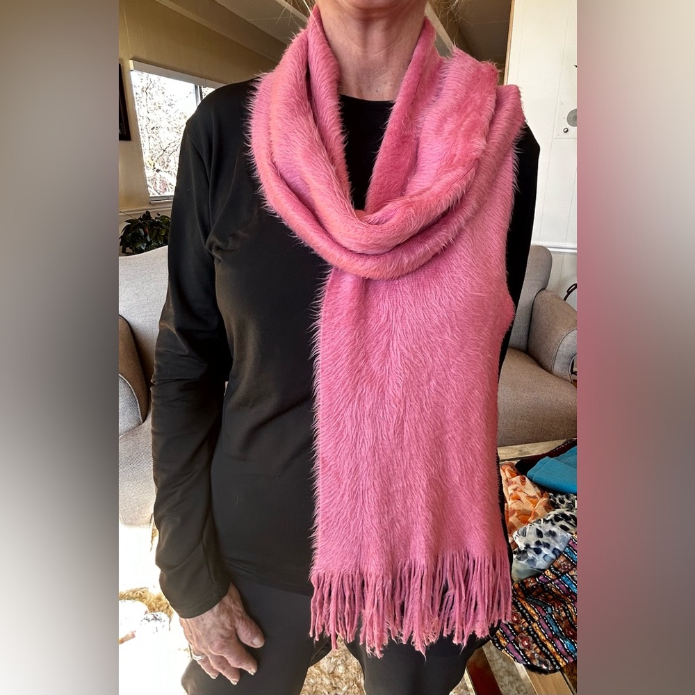 Two very soft and  versatile scarfs. Both rectangular.